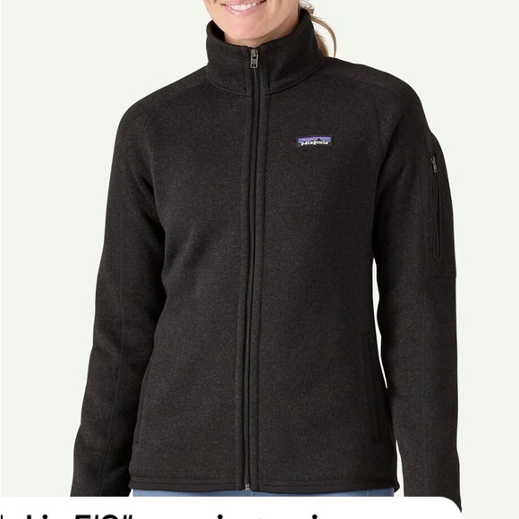 Patagonia Women's Black Better Sweater Full Zip Jacket - Picture 1 of 4
